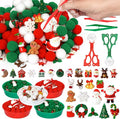 170 Pcs Christmas Sensory Bin Items Christmas Miniature Figurines Counting Sorting Sensory Bin Filler Xmas Resin Fine Motor Red Green Counts for Xmas Counting Decor