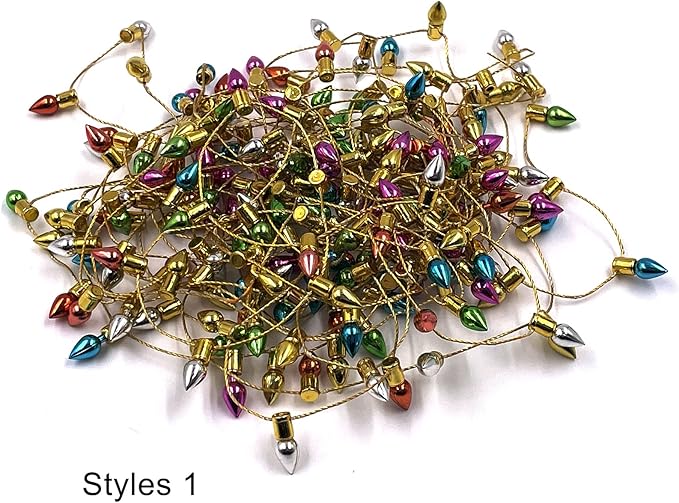 Fake Light String Christmas Decoration DIY Dollhouse Decoration