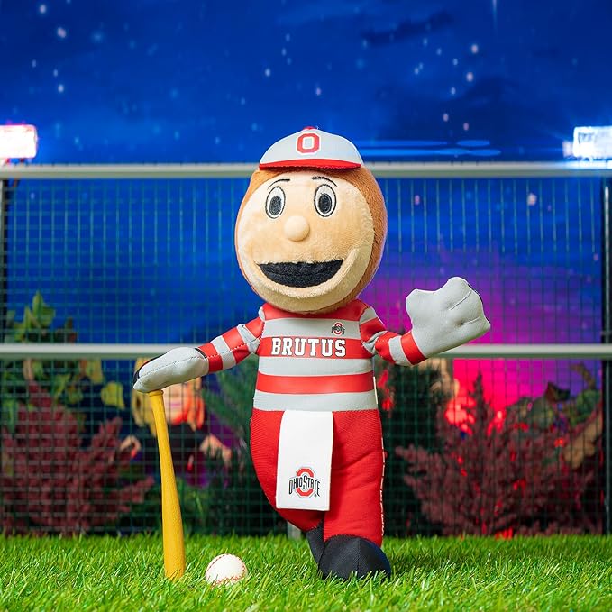 Bleacher Creatures Ohio State Buckeyes Brutus 10" Mascot Plush Figure - A Mascot For Play or Display