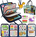Montessori Busy Board, Quiet Busy Book for Toddlers 3, Toddler Activity Books Ages 3+, Toddler Preschool Learning Activities, Travel Toys for Toddlers 3-5