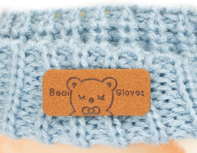 17cm Doll Outfits for Labubu - Kawaii Chic Style Set for 17cm Dolls, Cute Doll Clothes with Accessories -Button Up Stripe Blue Sweater + Blue Hat + Blue Bag (Clothes Only)