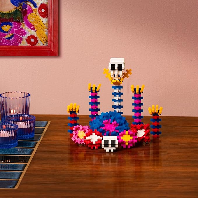 PLUS PLUS Inspired Art History Building Set, 3D Painting Kit & Craft Supplies for Kids, 350 Mini Interlocking Open Ended Pieces - Frida Kahlo