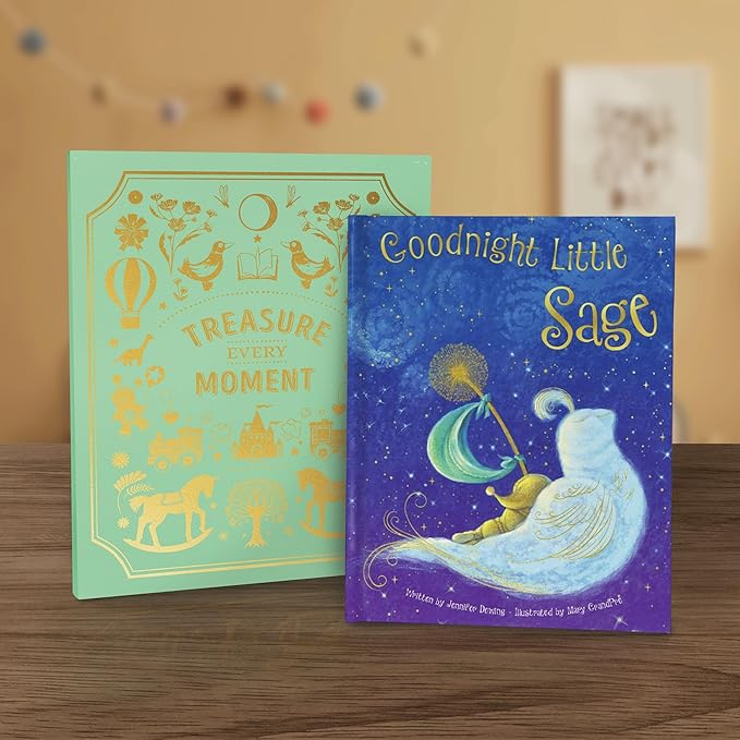 Goodnight Little Me Foil Edition Book and Keepsake Foil Box - Personalized Children's Book | 9" x 11" | I See Me!