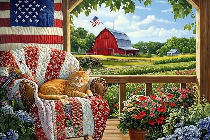 Adult Jigsaw 500 Piece Wooden Puzzle, Garden Sofa Lounge Cat Home Art, Jigsaw Puzzle Family Activities Adult Gifts, Family Stress Relief Gifts