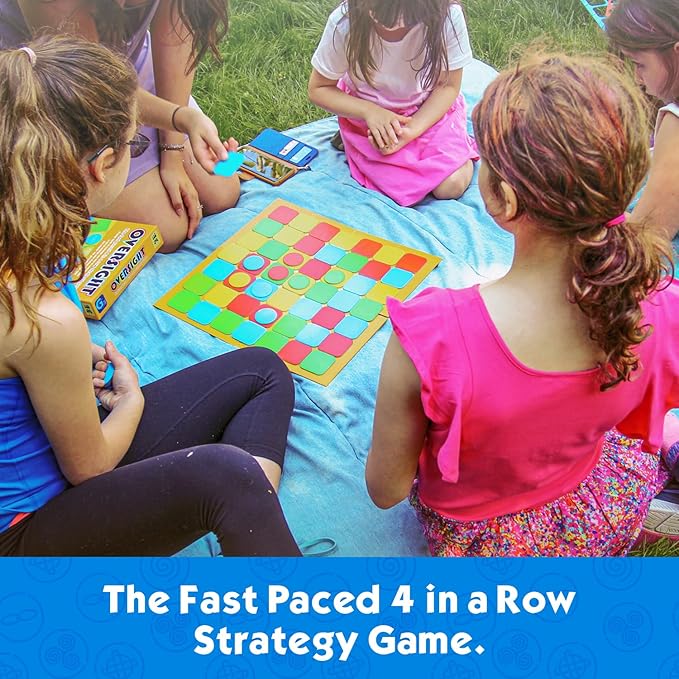 Griddly Kids Oversight – Educational & Fun Strategy Board Game for Family Game Night, Fast-paced Board Games for Adults & Children Alike, Ideal STEM Toys & Kids Games Gift for Children Ages 7+