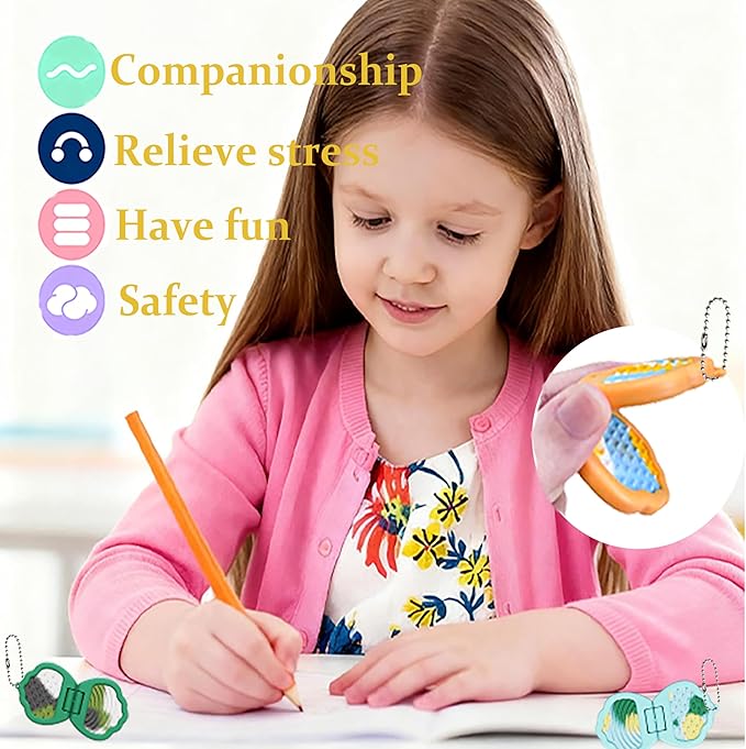 6PC Magnetic Silent Fidget Toys Sensory Toys for Kids with Autism,Fidget for Classroom Must Haves,Magnetic Flip Slider Anxiety Relief Items for ADHD Classroom Treasure Box Toys & Stocking Stuffers
