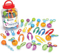 Learning Resources Helping Hands Fine Motor Tools Classroom Set,24 Pieces, Ages 3+, fine motor skills, teacher resources for classroom, sensory toys for toddlers, Scoopers and Tweezers toys