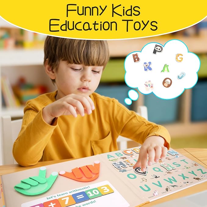 Montessori Math Counting Blocks, Educational Learning Toys for Toddlers, Preschool Number Manipulatives, Stacking Toys