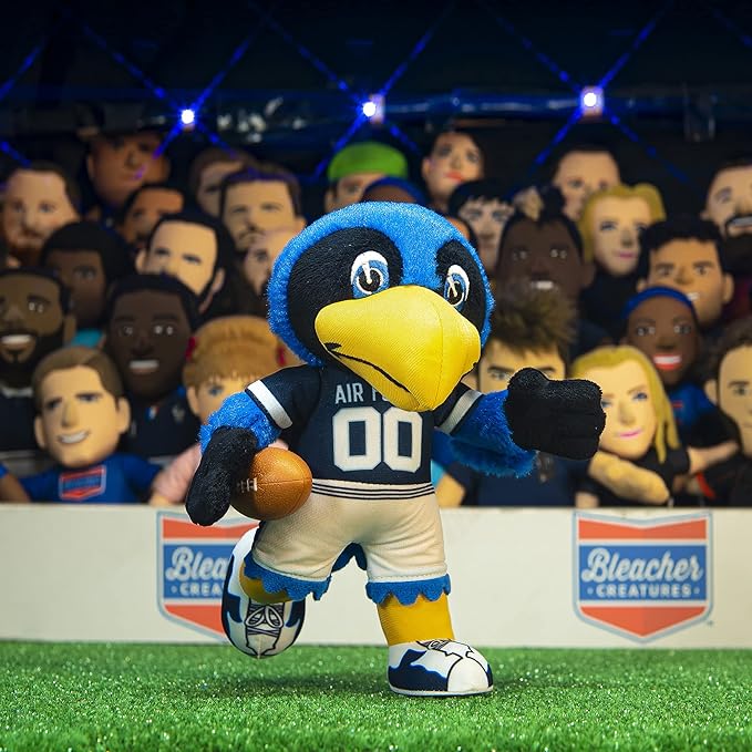 Bleacher Creatures Air Force Falcons The Bird 10" Mascot Plush Figures - A Mascot for Play or Display