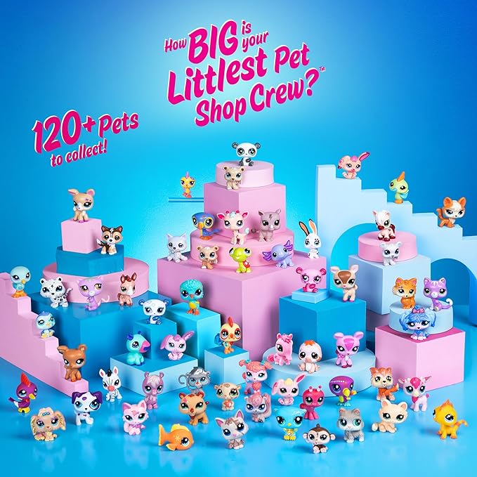 Littlest Pet Shop Playset - LPS Gen 7, Authentic Mystery Figures, Surprise Collectible Kidult Toy, Girls, Boys, Kids, Tweens Ages 4+
