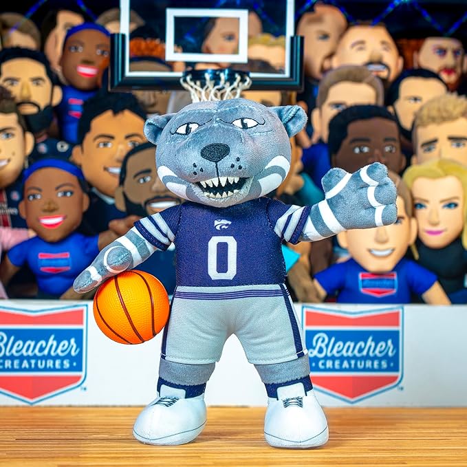 Bleacher Creatures Kansas State Willie The Wildcat 10" Mascot Plush Figure - A Mascot for Play or Display