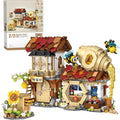 Mini Bricks Honey Workshop Building Blocks, Simulation Architecture Toy for Girls and Boys Ages 6+ - Gift Easter, Birthday, Christmas (1242 PCS)