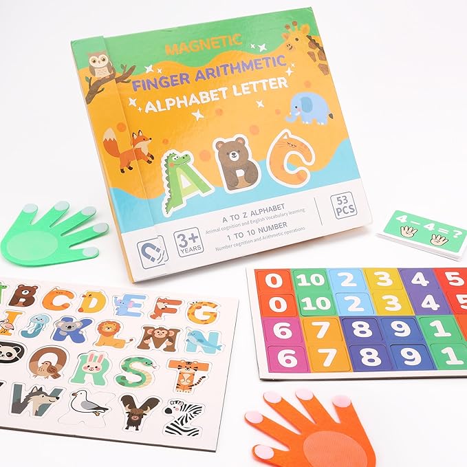 Montessori Math Counting Blocks, Educational Learning Toys for Toddlers, Preschool Number Manipulatives, Stacking Toys
