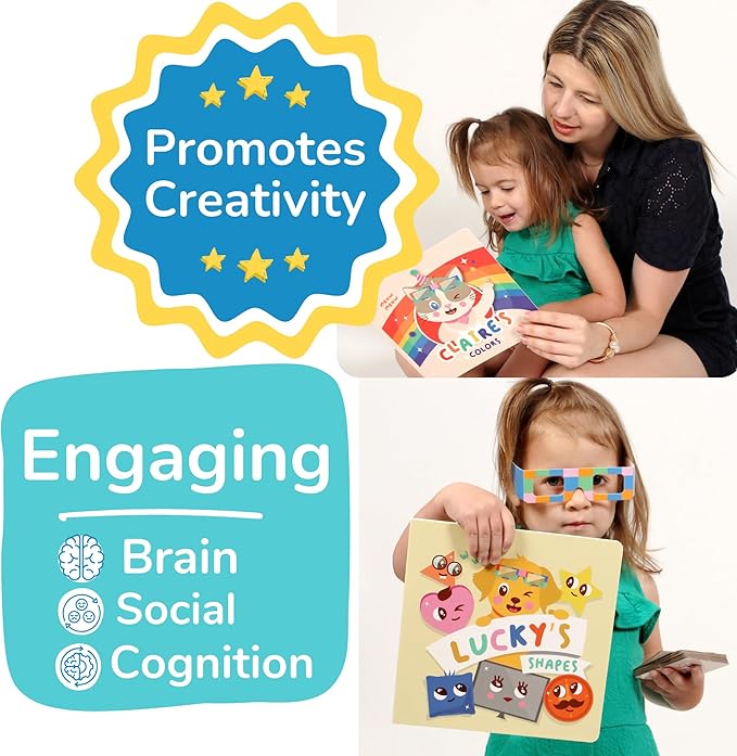 TOYVENTIVE Educational Books, Flash Cards, and Puzzles - Birthday Gifts for 1, 2, 3, and 4 Year Old Boys, Toddler Learning Toys and Activities