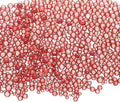 Iridescent Glass Tiny Bubble Beads, 0.4-3mm 10g No Hole Micro Mini Round Scarlet Red Water Droplets Beads - Applications: for Resin Filler, Nail Art, Dollhouse Bath Tub