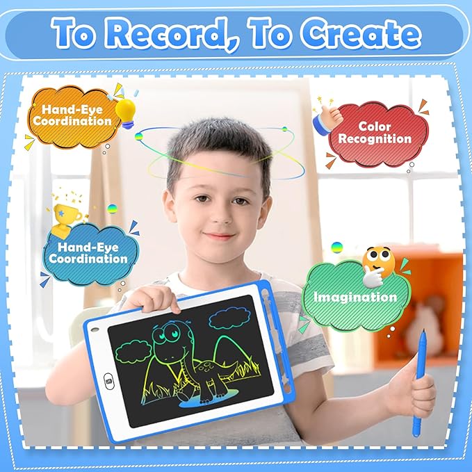 Party Favor LCD Writing Tablet for Kids, 8.5 Inch Colorful Doodle Board Drawing Tablet, Educational Learning Toys Birthday Gifts for Boys Girls Age 3 4 5 6 7 8 (12 Pack)