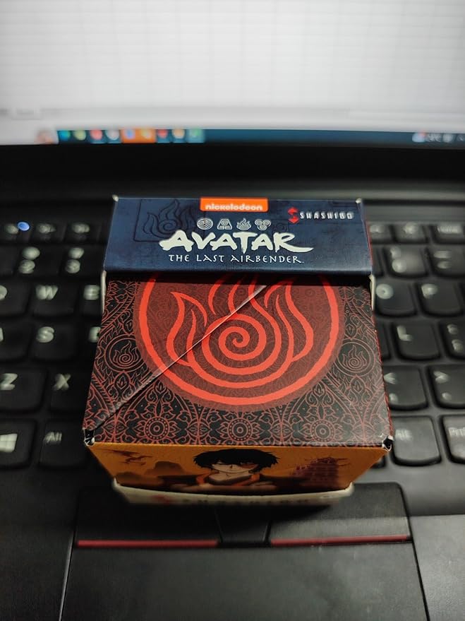 SHASHIBO Avatar The Last Airbender Shape Shifting Box - STEM Magnetic Fidget Cube That Transforms Into Over 70 Shapes, Download Fun in Motion Toys Mobile App (Fire)
