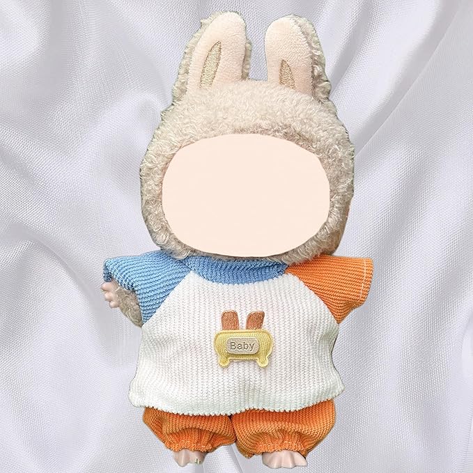 4 Pack—17cm Doll Clothes,Premium Doll Outfit with Accessories,Doll Princess Skirt,Cute Clothes Outfit for 17cm Dolls,End Dolls Fashion Clothing Set(No Dolls and Shoes) (Set V)