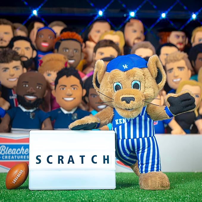 Bleacher Creatures Kentucky Wildcats Scratch 10" Mascot Plush Figure - A Mascot for Play or Display