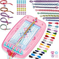 Friendship Bracelet Making Kit for Girls, Arts and Crafts for Kids Age 8-12, Christmas Birthday Gifts for Girl 7 9 11 12 Year Old, DIY Jewelry Making Kit for Girl, Friendship Bracelet Maker Tool