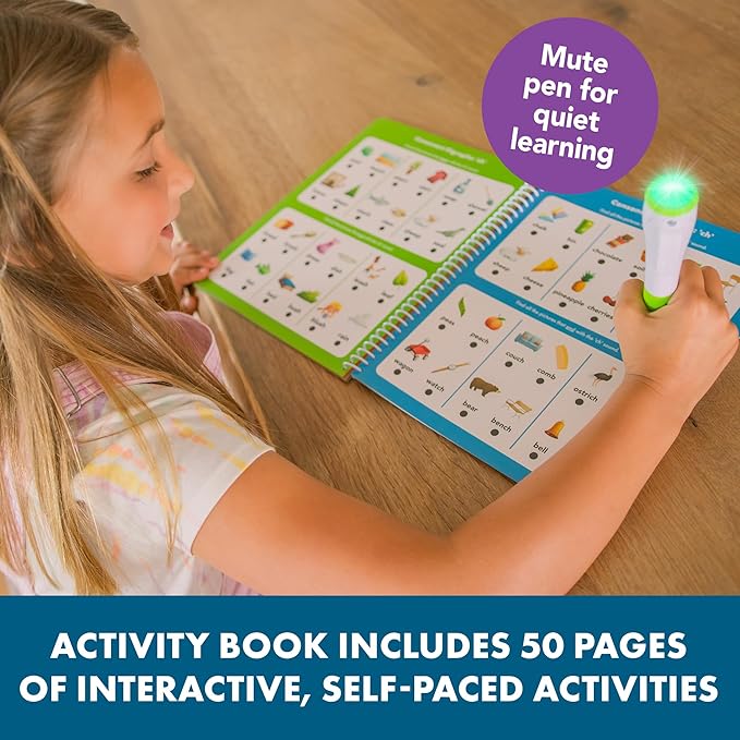 Educational Insights Hot Dots Let's Learn 1st Grade Reading, Reading Activity Workbook, Ages 6-7
