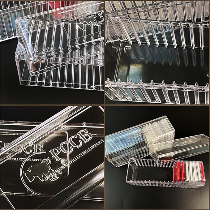 MUDOR Storage Box for 20 Slab Coin Holders (CLEAR, 1)