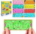 LESONG Sensory Toys for Kids: 9-Pack Squishy Sensory Maze for Autism - Fidget Toys Gel-Filled for Calming Down Travel, Classroom & Adult Office - Gifts Prizes for Kids Stocking Stuffers Goodie Bags