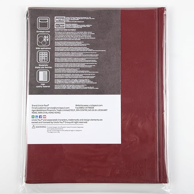 420 Pockets Coin Albums - 28x29 mm/1.1x1.1 inch Pocket Red Coin Book 10 Pages Coin Collection Holder Letter Size Coin Storage Book CS0242RE