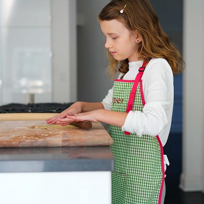 Urban Infant Little Helper Kids Apron - Children's Cooking Art Gardening - Great Gift for Toddler Boys and Girls