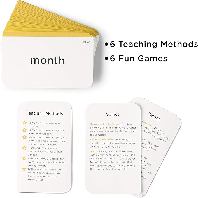 Think Tank Scholar 1st Grade Sight Words Flash Cards (First Grade) Pack - 100+ Dolch & Fry (High Freqency) Sight Word - Learn to Read, Site Words Learning for Kids Ages 5,6,7 & 8, Homeschool/Classroom