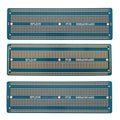 3pcs 6.8"x2.05" Breadboard Solderable Prototype PCB Board Kit for Electronics Projects Compatible for DIY Soldering Circuits Projects Prototype Board,Blue