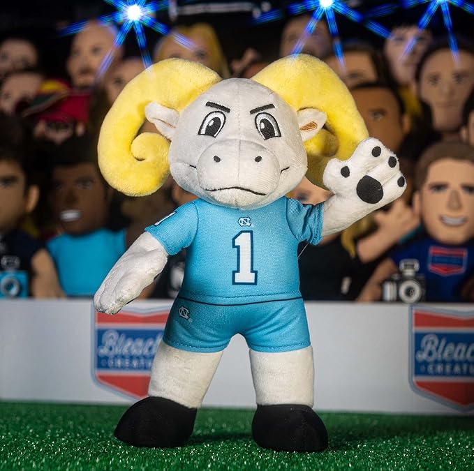 Bleacher Creatures North Carolina Tar Heels Rameses 10" Mascot Plush Figures - A Mascot for Play or Display