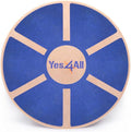 Yes4All Versatile Wooden Wobble Balance Board, Balance Trainer for Mobility Training, Standing Desk, Core Training, Exercise Balance Stability Trainer