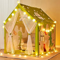 TTLOJ Gift for Christmas Dinosaur Style Kids Play Tents for Boys Girls, Castle Tent, Large Playhouse Toy for Toddler Play House, Teepee Tent Indoor Outdoor (Ball Lights NOT Included
