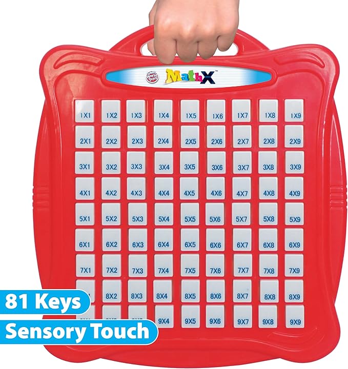 Small World Toys Multiplication Machine, Push Button Multiplication Game Board for Kids 3+, Kindergarten Math Learning & Education Toys, Math Game for Home School Classroom, Gifts for Kids