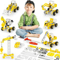 Erector Sets for Kids Ages 8-12,6 Nano Engineering Toys for Kids 5-7,Metal Building Construction Model kit,DIY STEM Building Blocks Gift for Boys & Girls(273pcs)