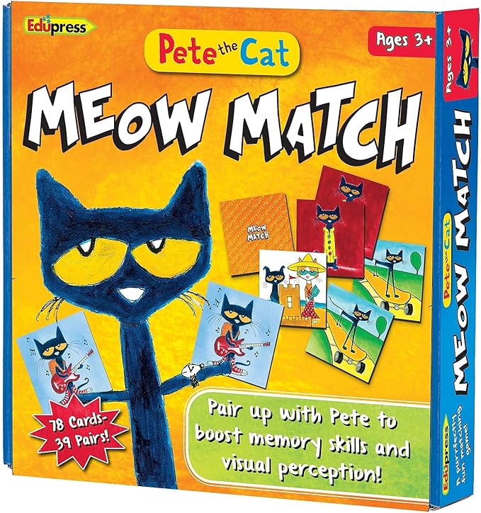 Edupress Pete the Cat Meow Match Game - 62075
