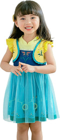 Dressy Daisy Princess Dress Up Clothes Halloween Fancy Party Tulle Skirt Summer Outfit for Baby & Toddler Girls