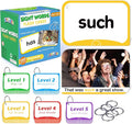 BenBen Sight Words Flash Cards, 350 Dolch & Fry High Frequency Site Words and Sentences for Pre-K, Kindergarten, 1st 2nd 3rd Grade, Educational Learning Cards Homeschool Supplies for Ages 3-9