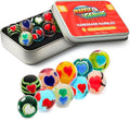 Marble Genius Collectors Marbles, Sweetheart Design, 16mm (⅝ Inch), 10 Handmade Glass Marbles, Gifts for Marble Lovers, Gifts for Kids Ages 3+