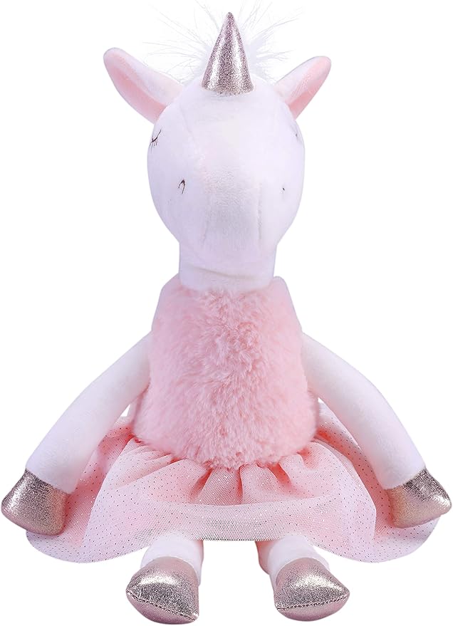 Ballerina Stuffed Unicorn, Unicorn Stuffed Animal, Unicorns Gifts and Doll for Dance Recitals and Ballerinas