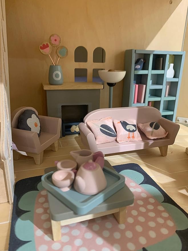 Tender Leaf Toys - Dovetail Dollhouse Accessories - Detailed Wooden Furniture Sets and Room Decor - Encourage Creative and Imaginative Fun Play for Children - Age 3+
