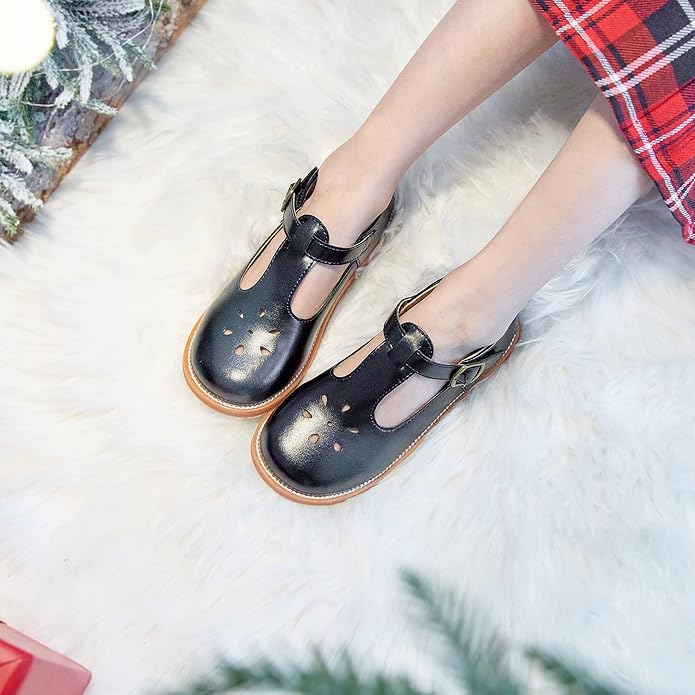 Felix & Flora Toddler Little Girl Mary Jane Dress Shoes - Ballet Flats for Girl Party School Shoes