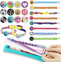 Friendship Bracelet Kit, Bracelet Making Kit, Crafts For Girls Ages 8-12, Bracelet Maker, Girls Toys Age 7 8 9 10 11 Years Old, Best Gift For Girls,Kids Travel Activity Set With Featuring Instructions