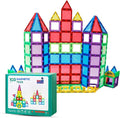Magnetic Tiles & Blocks | Fun Montessori Toys for Kids | Build, Learn & Explore STEM | Creative Educational Magnetic Blocks for Boys & Girls Ages 3+ | Safe & Durable