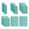 BOJACK 6 Vaules 40 Pcs Double Sided PCB Board Prototype Kit for DIY Soldering with 6 Sizes Compatible with Arduino Kit