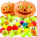 108 Pcs Halloween Glow in The Dark Bouncy Balls Mini Glow Bouncing Balls Halloween Eye Balls Bulk for Kids Halloween Trick or Treat Party Favors Goodie Bags Fillers, Random Style