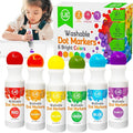 Ultimate Stationery Dot Markers for Toddlers and Kids,6 Color Bingo Daubers, Dot Art Washable Paint for Kids, Bingo Markers, Toddler Arts and Crafts, Kindergarten Classroom Must Haves