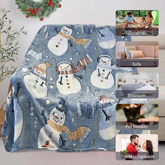 TEHALK Glow in The Dark Blankets for Kids - 50"x60" Personalized Baby & Toddler Blankets