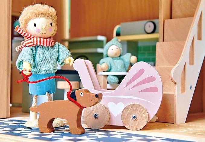 Tender Leaf Toys - Dovetail Dollhouse Accessories - Detailed Wooden Furniture Sets and Room Decor - Encourage Creative and Imaginative Fun Play for Children - Age 3+